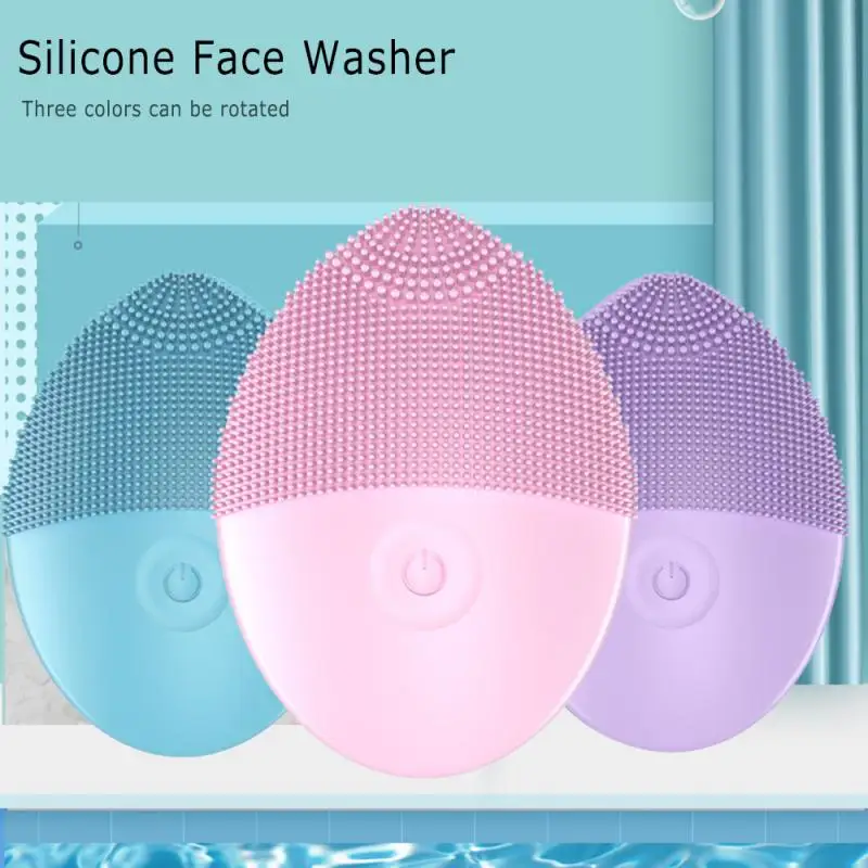 1PC Waterproof Silicone Electric Facial Cleansing Brush Face Skin Clean Pores Cleaner Device Skin Care Cleanser Exfoliating Tool
1PC Waterproof Silicone Electric Facial Cleansing Brush Face Skin Clean Pores Cleaner Device Skin Care Cleanser Exfoliating Tool