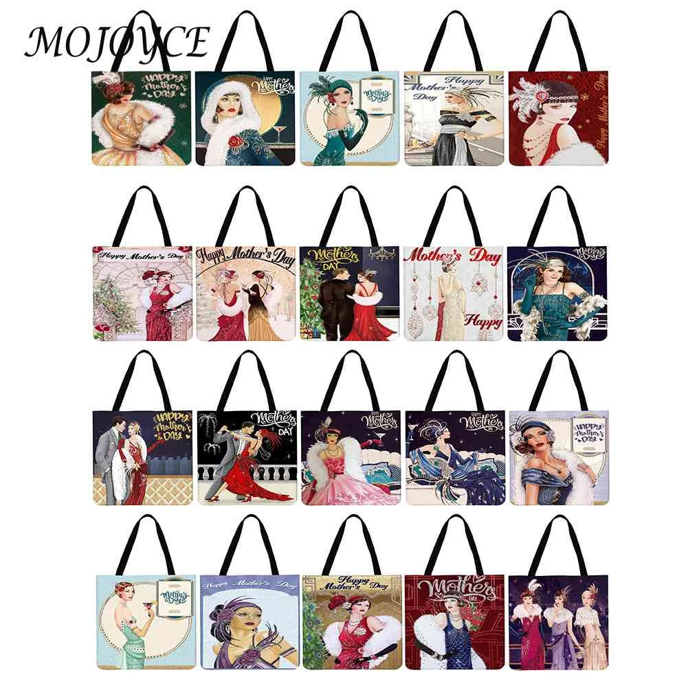 Practical Linen Square Shopping Bag Casual Ladies Daily Shopping Bag Large Capacity Storage Handbags for Household
Practical Linen Square Shopping Bag Casual Ladies Daily Shopping Bag Large Capacity Storage Handbags for Household