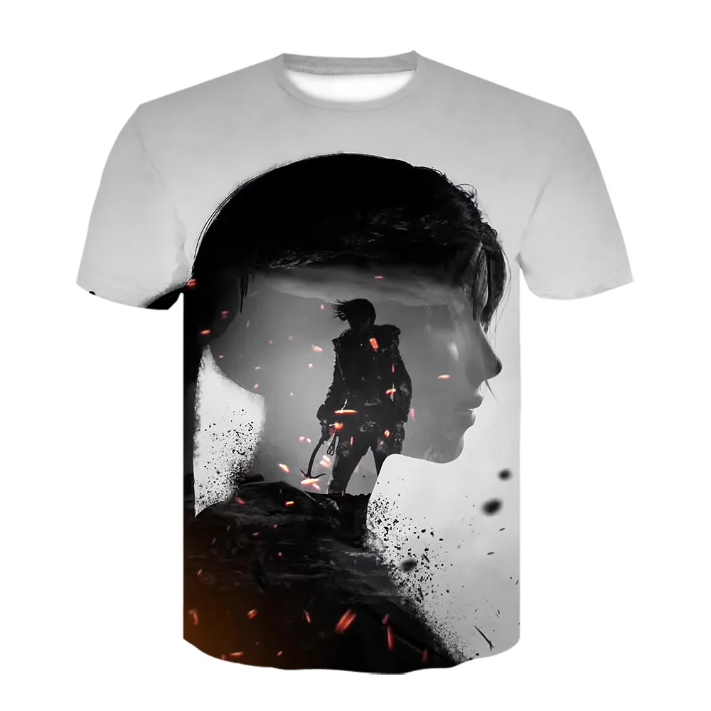 2020 summer European and American new 3D digital printing street youth short-sleeved Tomb Raider men's T-shirt
2020 summer European and American new 3D digital printing street youth short-sleeved Tomb Raider men's T-shirt