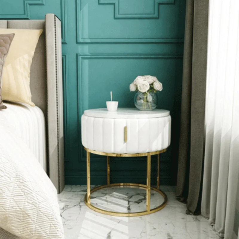 Nordic Round Bedside Table Creative Modern Minimalist Comfortable Small Bedroom Drawers Home Bedroom Marble Round Night Table
Nordic Round Bedside Table Creative Modern Minimalist Comfortable Small Bedroom Drawers Home Bedroom Marble Round Night Table