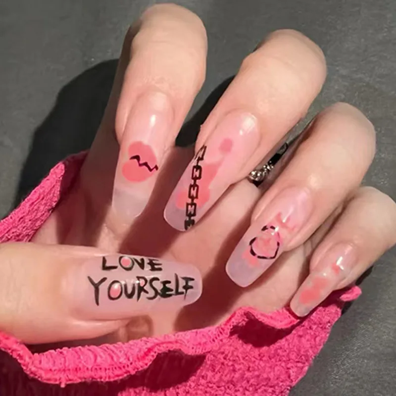 Long Internet Celebrity Love Penetrating Powder Personality Natural Docile Manicure Detachable Wearable Armor Nails Products Art
Long Internet Celebrity Love Penetrating Powder Personality Natural Docile Manicure Detachable Wearable Armor Nails Products Art