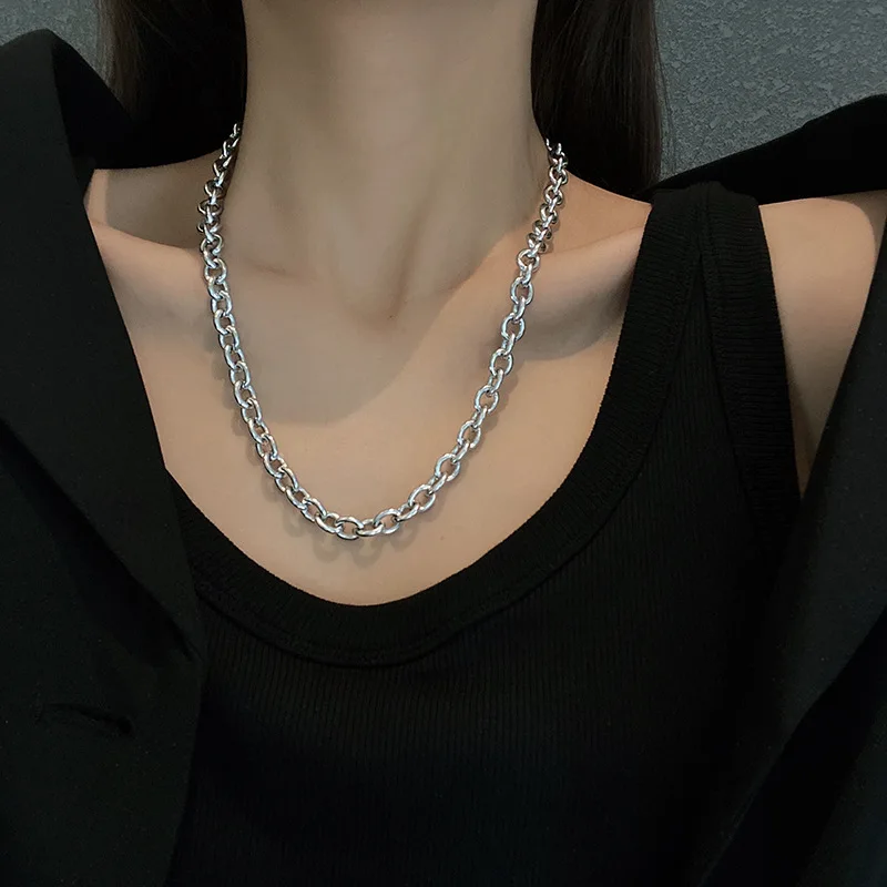 Men's 316L Stainless Steel Jewelry Necklace Large Hoop Chain with High Quality,8/11/13/15mm
Men's 316L Stainless Steel Jewelry Necklace Large Hoop Chain with High Quality,8/11/13/15mm
