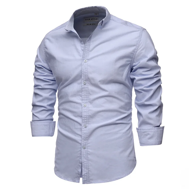 2021 spring and autumn new product solid color cotton Oxford shirt quality business casual men's slim shirt men clothing
2021 spring and autumn new product solid color cotton Oxford shirt quality business casual men's slim shirt men clothing