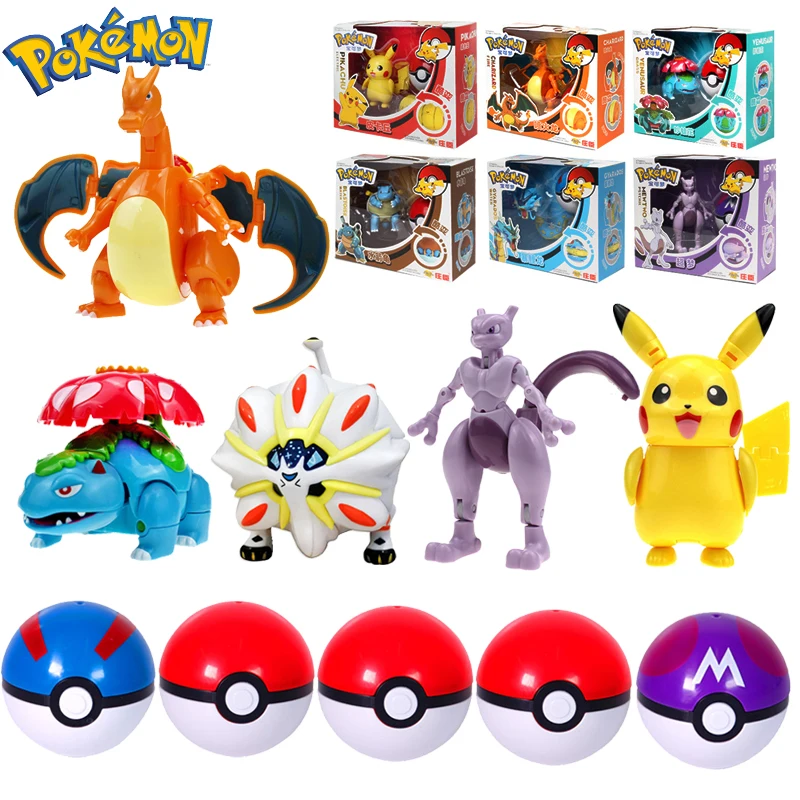 Pokemon Figures Ball Variant Toys Model Pikachu Charizard Blastoise Mewtwo Jenny Turtle Pocket Monsters Action Figure Toy Gifts
Pokemon Figures Ball Variant Toys Model Pikachu Charizard Blastoise Mewtwo Jenny Turtle Pocket Monsters Action Figure Toy Gifts