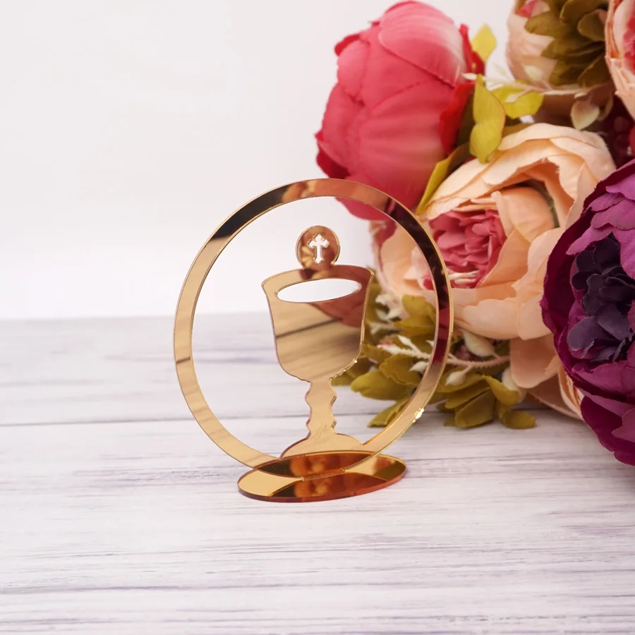 1pcs Baptism Of The Holy Grail Acrylic Mirror Gift Christening Prayer Party Baby Shower Favors Wedding Table Decor 10cm Height
1pcs Baptism Of The Holy Grail Acrylic Mirror Gift Christening Prayer Party Baby Shower Favors Wedding Table Decor 10cm Height