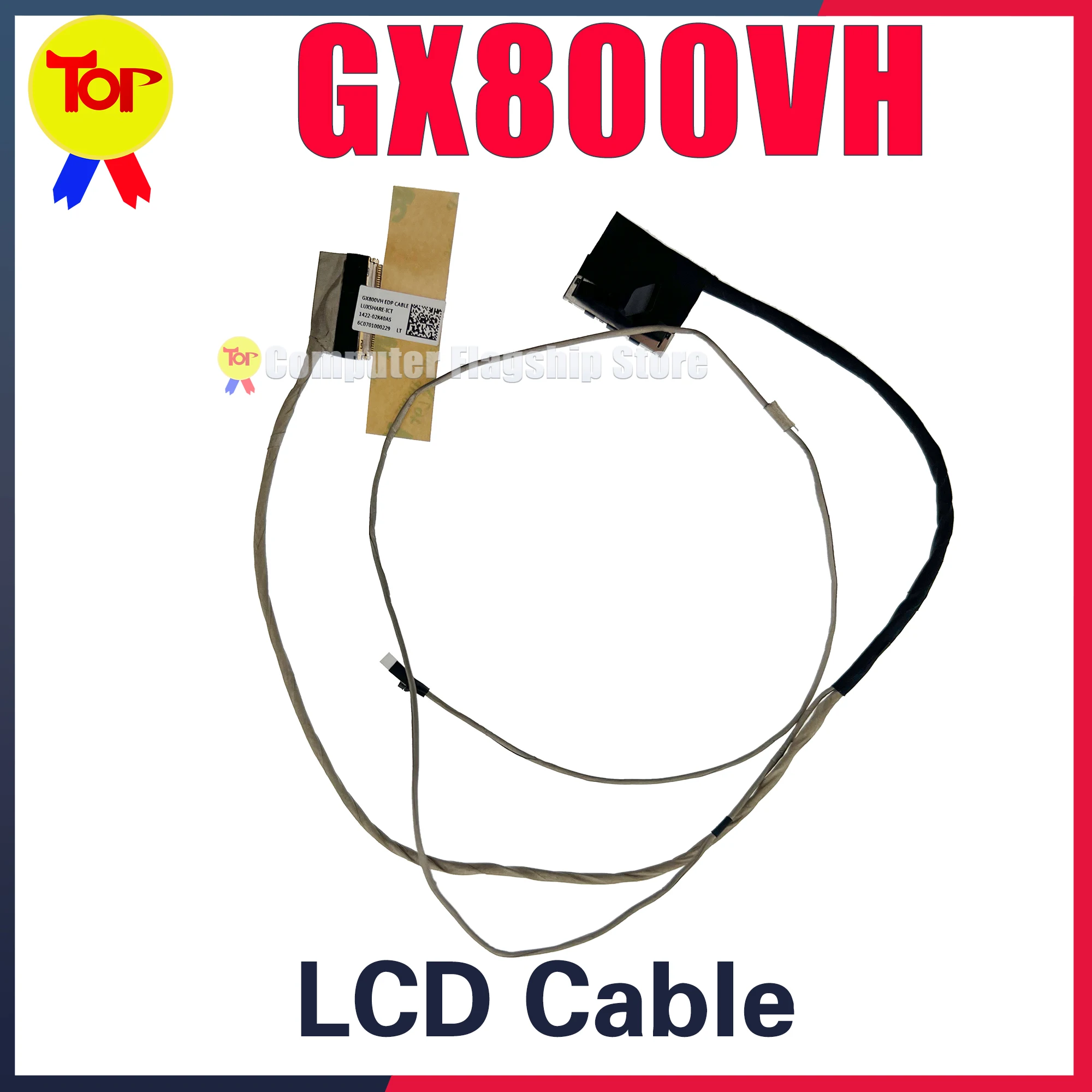 For ASUS GX800 GX800VH GX800VHK GX800V 1422-02K40AS 40PIN Laptop LCD LED Display Flex Video Screen Cable
For ASUS GX800 GX800VH GX800VHK GX800V 1422-02K40AS 40PIN Laptop LCD LED Display Flex Video Screen Cable