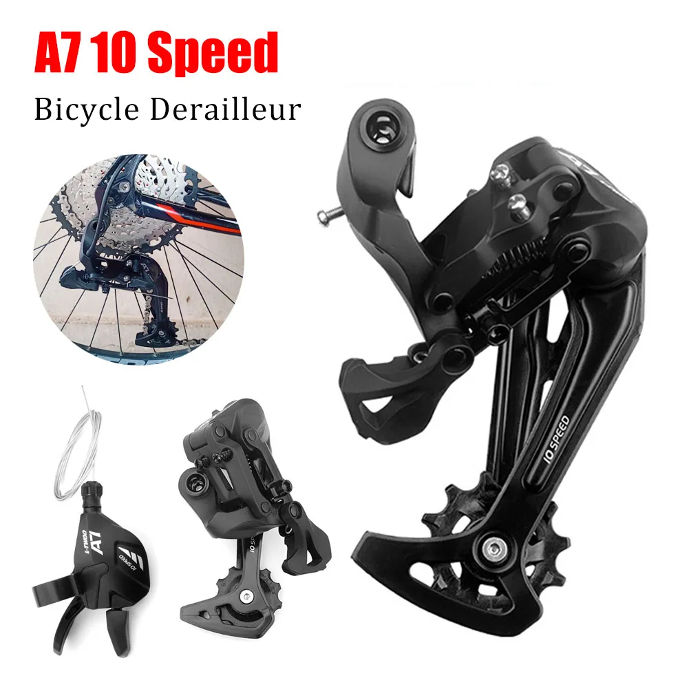 10 Speed Derailleurs Trigger Groupset A7 Right Shifter Lever 1x10S Rear Derailleur Bike Parts Compatible with SHIMANO and SRAM
10 Speed Derailleurs Trigger Groupset A7 Right Shifter Lever 1x10S Rear Derailleur Bike Parts Compatible with SHIMANO and SRAM