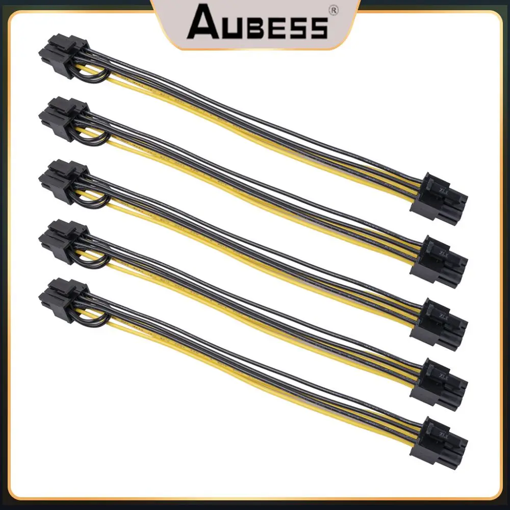 20/50cm Graphic Card Power Cable 6 Pin To 8 Pin Graphic Power Cable Express To Dual Data Cable Splitter New Yellow Black 2023
20/50cm Graphic Card Power Cable 6 Pin To 8 Pin Graphic Power Cable Express To Dual Data Cable Splitter New Yellow Black 2023