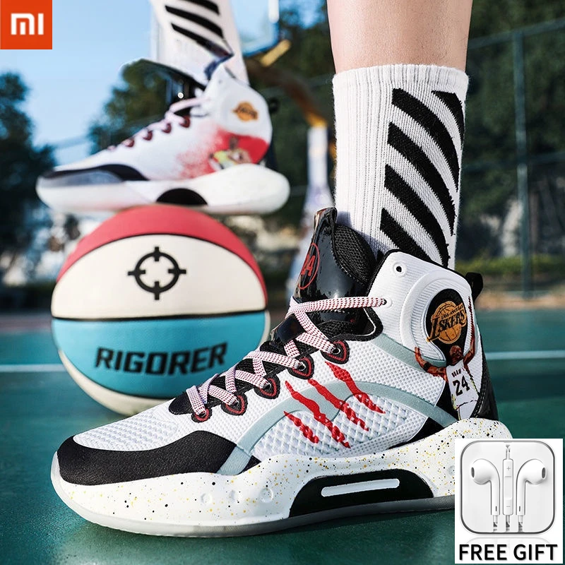 Xiaomi Youpin Spring Men's Breathable Mesh Shock-absorbing High-top Outdoor Sports Basketball Shoes Heightening Casual Shoes
Xiaomi Youpin Spring Men's Breathable Mesh Shock-absorbing High-top Outdoor Sports Basketball Shoes Heightening Casual Shoes