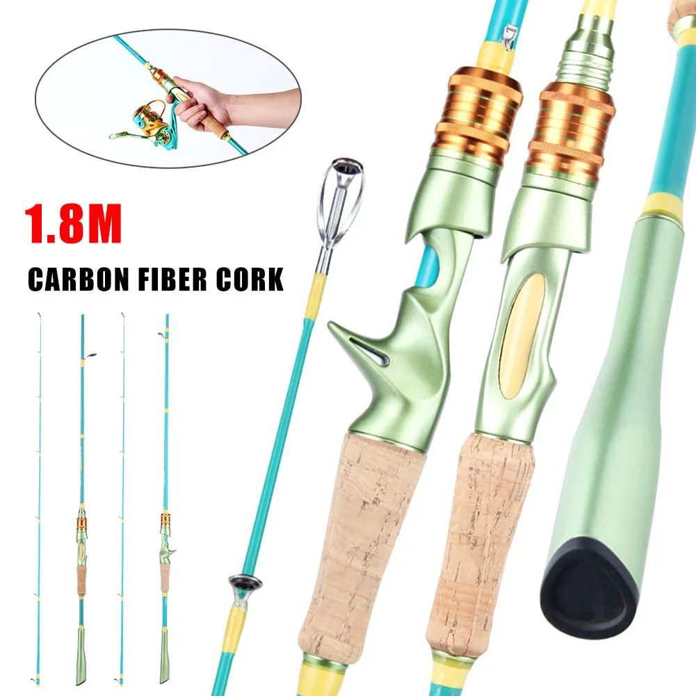 1.8m Ultralight Fishing Rod Mini Fast Action Casting Rod M Power Spinning Rod Freshwater Saltwater Fishing Tackle
1.8m Ultralight Fishing Rod Mini Fast Action Casting Rod M Power Spinning Rod Freshwater Saltwater Fishing Tackle