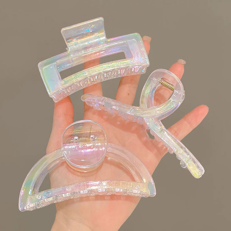 Women Hair Claw Korean Style Transparent Plastic Headband Hairpins Ponytail Claw Clip Crab Hair Accessories Headwear
Women Hair Claw Korean Style Transparent Plastic Headband Hairpins Ponytail Claw Clip Crab Hair Accessories Headwear