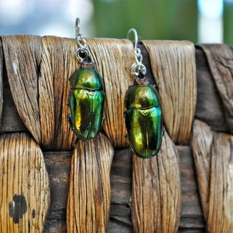 Vintage Metal Green Insect Earrings Ethnic Silver Color Personalized Simulation Animal Dangle Earrings for Women Jewelry
Vintage Metal Green Insect Earrings Ethnic Silver Color Personalized Simulation Animal Dangle Earrings for Women Jewelry