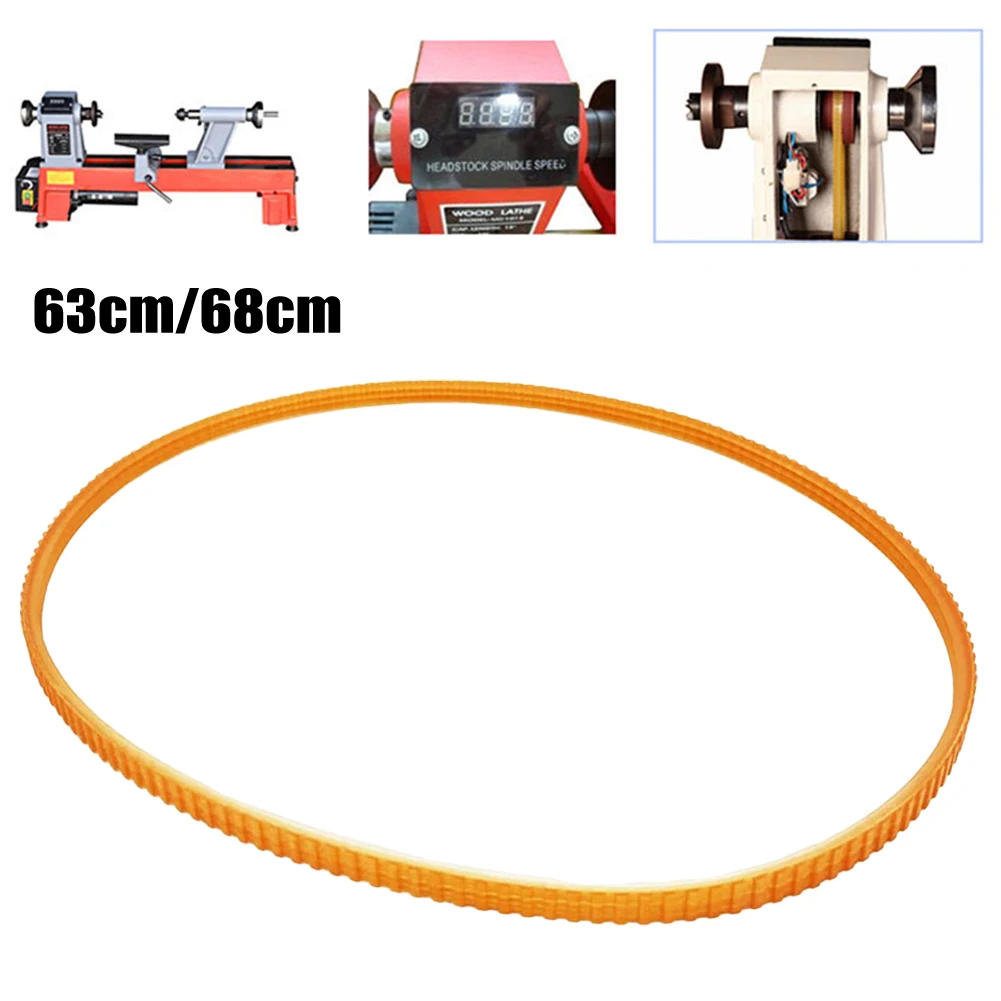 

370W 550W Woodworking Lathe Belt 63cm 68cm Small Universal ////Machine Lathe PTFE Belt For 10''/12'' Woodworking Machinery Parts