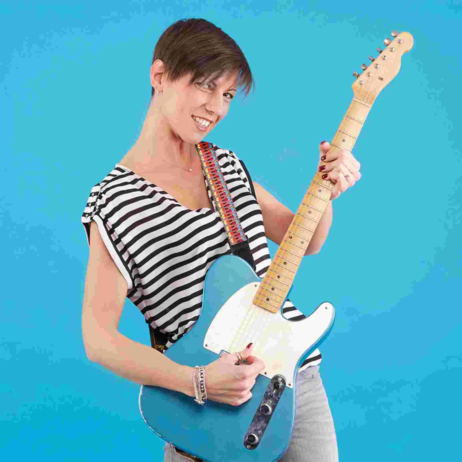 Guitar Ukulele Shoulder Neck Strap Colorful Adjustable Guitar Strap Ukulele Sling Belt Replacement Accessories
Guitar Ukulele Shoulder Neck Strap Colorful Adjustable Guitar Strap Ukulele Sling Belt Replacement Accessories