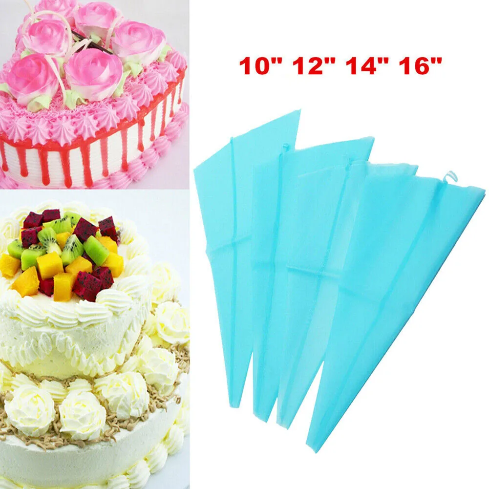 4PCS Confectionery Bag Silicone Icing Piping Cream Pastry Nozzle Bags DIY Cake Decorating Baking Tools For Russian Nozzle Tips
4PCS Confectionery Bag Silicone Icing Piping Cream Pastry Nozzle Bags DIY Cake Decorating Baking Tools For Russian Nozzle Tips