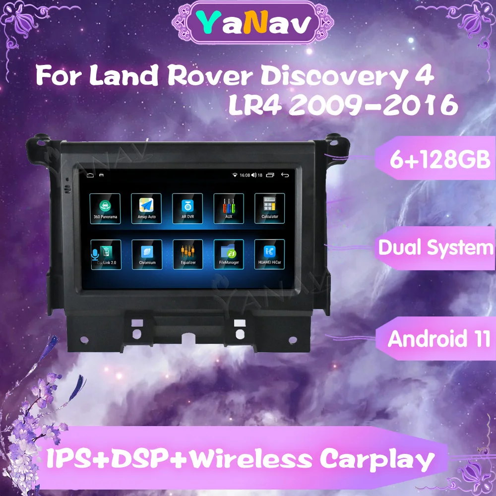 Автомагнитола 128G для Land Rover Discovery 4 LR4 2009-2016, панель переменного тока, GPS-навигация, мультимедийный плеер 4G WIFI Carplay
Автомагнитола 128G для Land Rover Discovery 4 LR4 2009-2016, панель переменного тока, GPS-навигация, мультимедийный плеер 4G WIFI Carplay