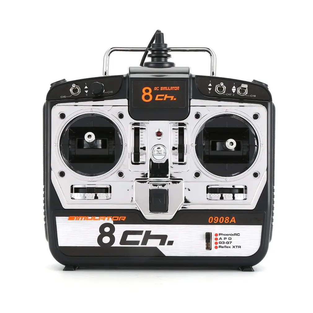 6CH/8CH RC Flight Simulator JTL-0904A Support Realflight G7 Phoenix 5.0 XTR Remote Control Helicopter Fixed-wing Drone Control
6CH/8CH RC Flight Simulator JTL-0904A Support Realflight G7 Phoenix 5.0 XTR Remote Control Helicopter Fixed-wing Drone Control