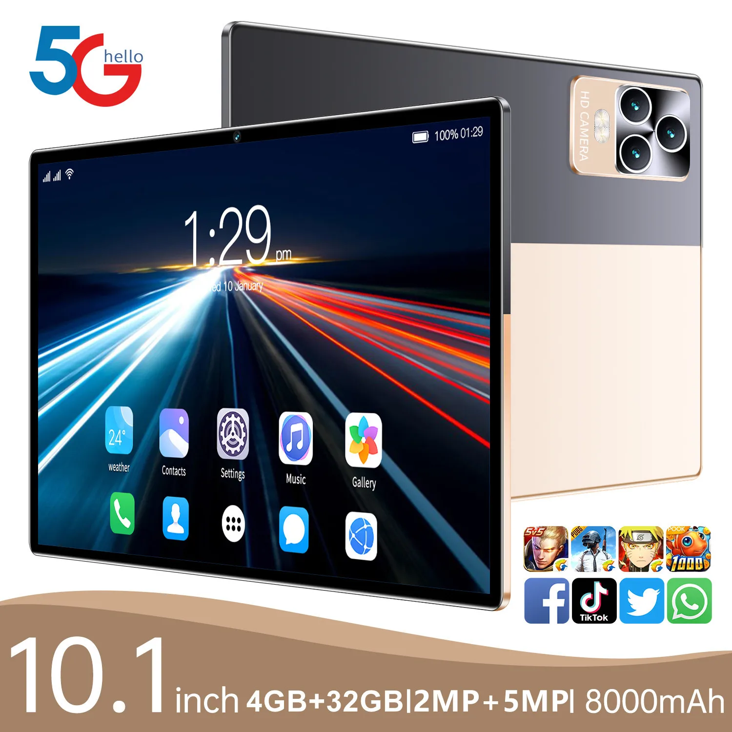 Global Version P70 Android Tablet 4GB RAM 32GB 10 Inch 4K Screen Qualcomm 870 Tablet PC 5G WIFI Bluetooth tablet for Study work
Global Version P70 Android Tablet 4GB RAM 32GB 10 Inch 4K Screen Qualcomm 870 Tablet PC 5G WIFI Bluetooth tablet for Study work