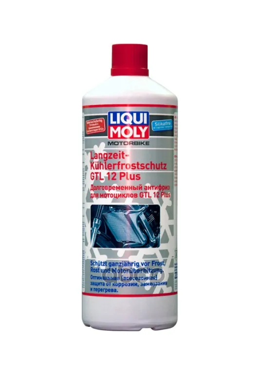 LiquiMoly Motorbike Langzeit Kuhlerfrostschutz GTL 12 Plus 1L_антифриз! красный от -40°C до +109°!\ Liqui Moly арт. 2252 -