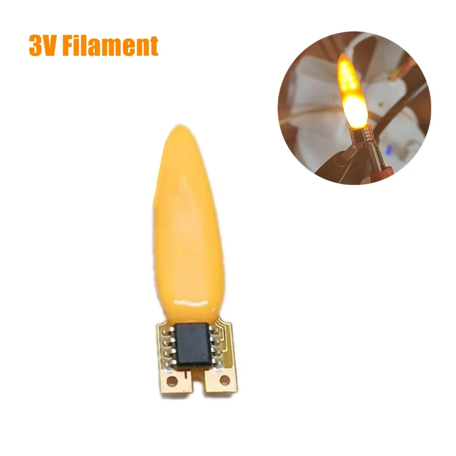 Светодиодная лампа-факел 3В, имитация пламени
Светодиодная лампа-факел 3В, имитация пламени