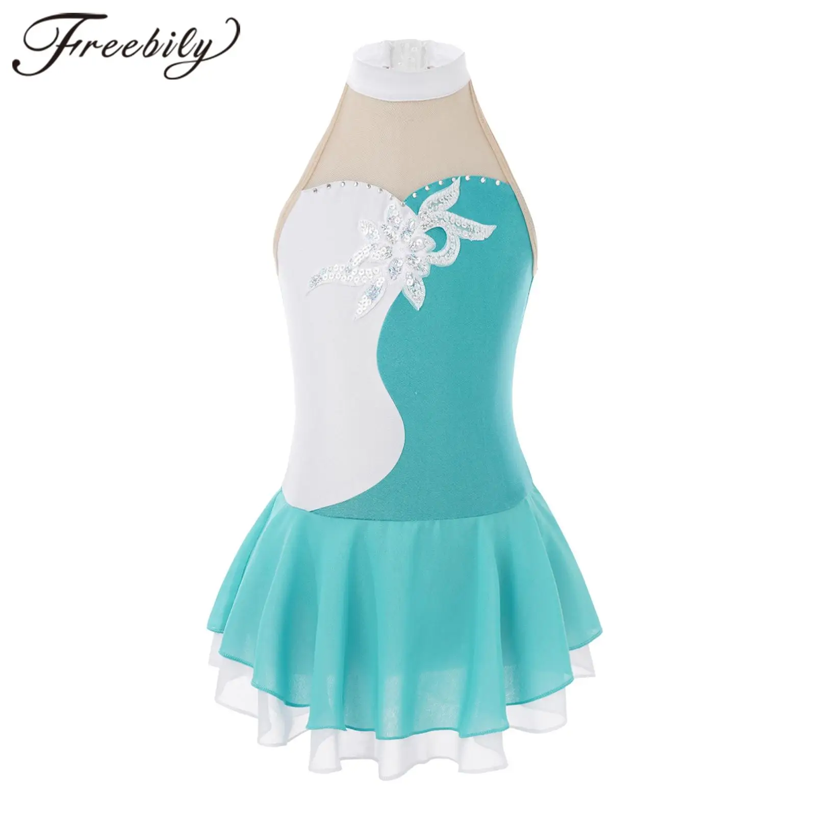 Kids Girls Sequins Diamonds Ballet Modern Dance Dress Ballerina Tutu Costume Gymnastics Leotard Figure Roller Skating Dress
Kids Girls Sequins Diamonds Ballet Modern Dance Dress Ballerina Tutu Costume Gymnastics Leotard Figure Roller Skating Dress