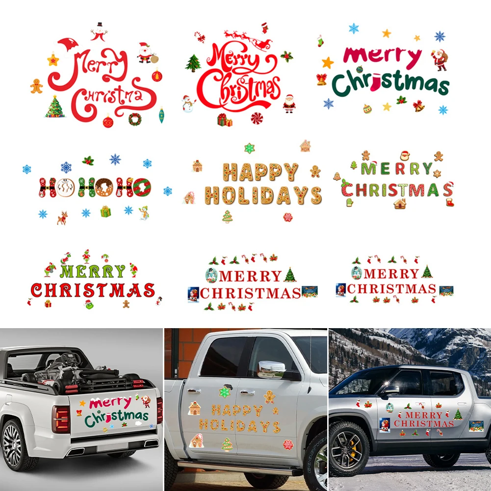 Christmas Decoration Magnetic Car Stickers Decals Refrigerator Magnets Bulb Santa Snowman Dwarf Reflective Sticker for Car Home
Christmas Decoration Magnetic Car Stickers Decals Refrigerator Magnets Bulb Santa Snowman Dwarf Reflective Sticker for Car Home