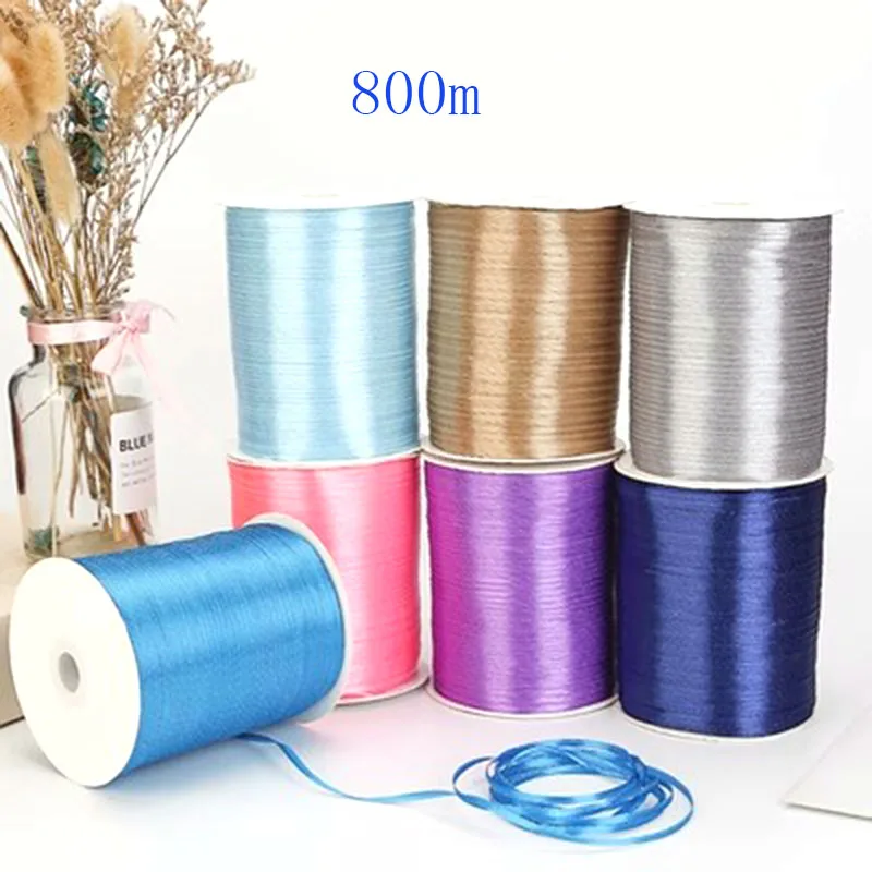 3mm Silk Satin Ribbons DIY Sewing Gift Packing Belt Crafts Bow Handmade Wrap Party Wedding Decorative Christmas New Year Decor
3mm Silk Satin Ribbons DIY Sewing Gift Packing Belt Crafts Bow Handmade Wrap Party Wedding Decorative Christmas New Year Decor