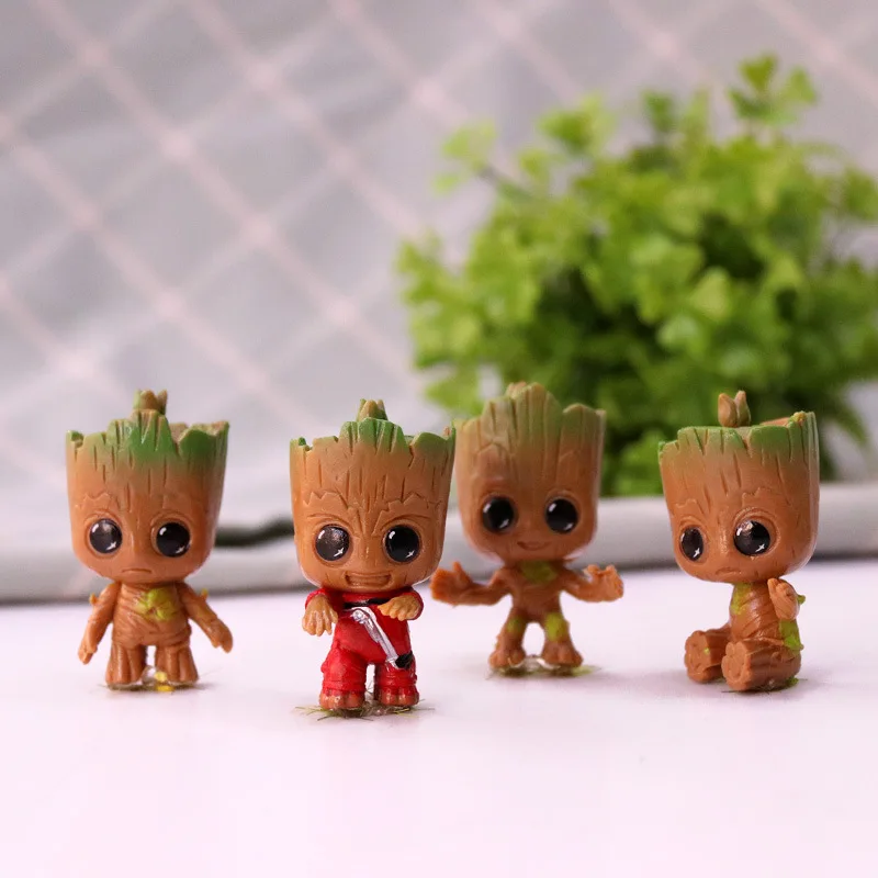 4pcs/Set Disney Marvel Guardians Of The Galaxy Tree Man Collectible Anime Toy Pvc Cartoon Mini Action Figure Doll Toys Model
4pcs/Set Disney Marvel Guardians Of The Galaxy Tree Man Collectible Anime Toy Pvc Cartoon Mini Action Figure Doll Toys Model