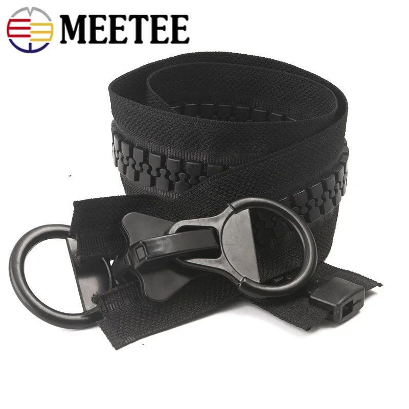 Meetee 60-500cm 20# Resin Zippers Oversize Double Sided Sliders Zip for Tent Down Jacket Bags Zipper DIY Sewing Accessories
Meetee 60-500cm 20# Resin Zippers Oversize Double Sided Sliders Zip for Tent Down Jacket Bags Zipper DIY Sewing Accessories