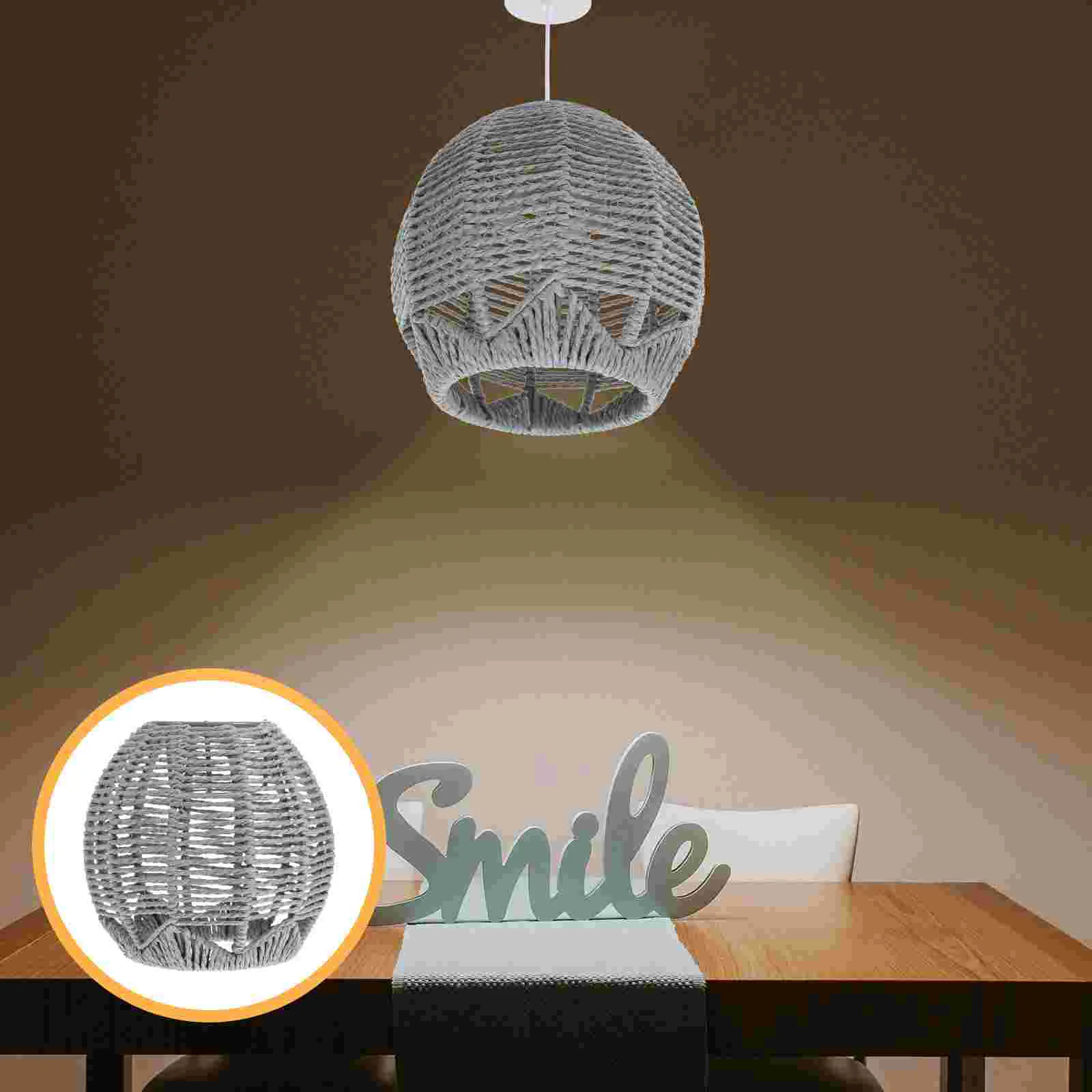 Imitation Rattan Lampshade Novel Light Outdoor Decorative Boho Decorations Hotel Cover Rustic Bar Hanging Chandelier Lighting
Imitation Rattan Lampshade Novel Light Outdoor Decorative Boho Decorations Hotel Cover Rustic Bar Hanging Chandelier Lighting