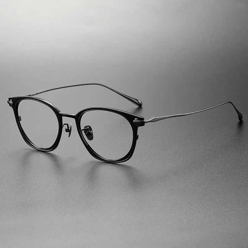 Luxury German Brand Designer Man Pure Titanium Vintage Oval Frame Eyeglasses Women JUX Optical Myopia Lenses Glasses for Diopter
Luxury German Brand Designer Man Pure Titanium Vintage Oval Frame Eyeglasses Women JUX Optical Myopia Lenses Glasses for Diopter