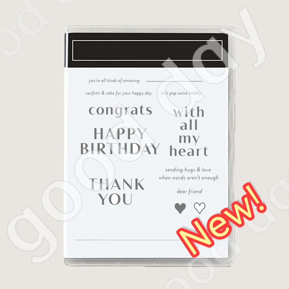 New Clear Stamps Scrapbook Diary Decoration Embossing Template DIY Greeting Card Handmade Hot Sale Thanks and Blessings 2023
New Clear Stamps Scrapbook Diary Decoration Embossing Template DIY Greeting Card Handmade Hot Sale Thanks and Blessings 2023