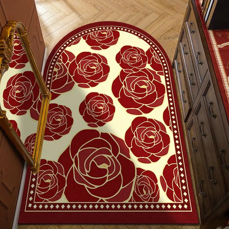 European Style Entrance Door Mat Non-slip Hallway Decor Carpet Living Room Decoration Home Rugs for Bedroom Luxury Small Doormat
European Style Entrance Door Mat Non-slip Hallway Decor Carpet Living Room Decoration Home Rugs for Bedroom Luxury Small Doormat