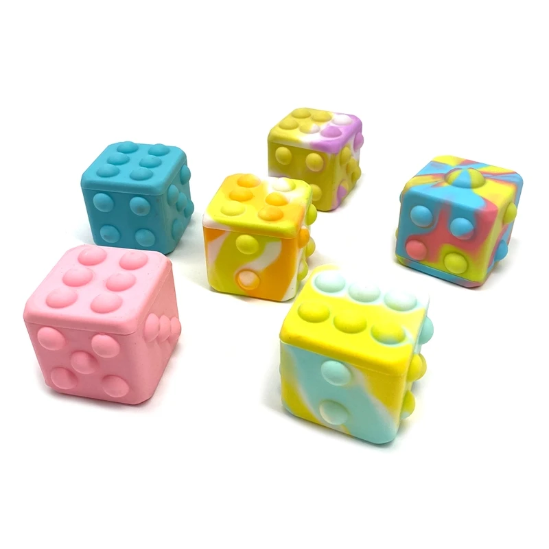1 Pc Pop It New Fidgets Squishy Mochi Stress-relief Dice Fidget Toys Anti Anxiety Sensory Game For Kids And Adults
1 Pc Pop It New Fidgets Squishy Mochi Stress-relief Dice Fidget Toys Anti Anxiety Sensory Game For Kids And Adults