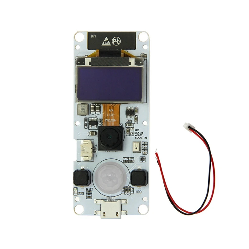 T-Camera ESP32 WROVER & PSRAM Camera Module ESP32-WROVER-B OV2640 Camera Module 0.96 OLED
T-Camera ESP32 WROVER & PSRAM Camera Module ESP32-WROVER-B OV2640 Camera Module 0.96 OLED