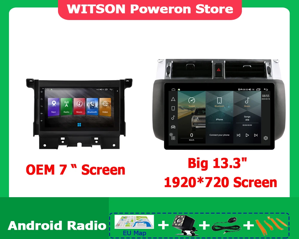 OEM 7-дюймовый автомобильный радиоприемник Android для Land Rover Discovery 4 L319 2009-2016 аудио WIFI