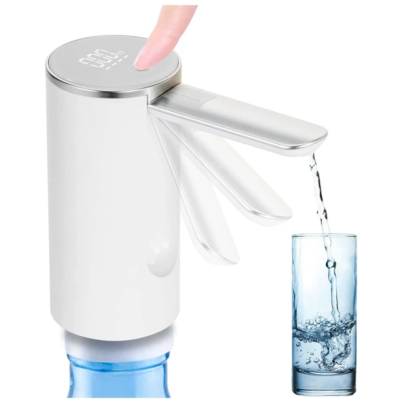 Universal Water Bottle Pump Dispenser 1-5 Gallon,Foldable Automatic Water Bottle Pump,Portable Electric Water Pump
Universal Water Bottle Pump Dispenser 1-5 Gallon,Foldable Automatic Water Bottle Pump,Portable Electric Water Pump