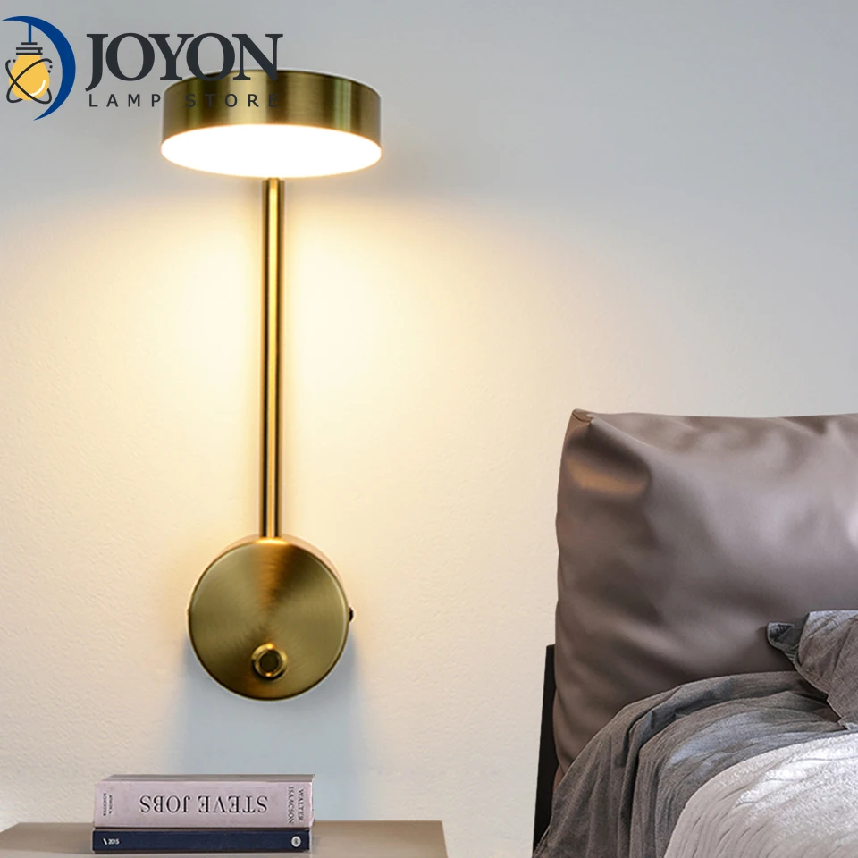 9W with Switch Wall Lights Modern Led Wall Lamps Gold Wall Lamps Livingroom Indoor Lighting Bedside for Bedroom Wall Sconce
9W with Switch Wall Lights Modern Led Wall Lamps Gold Wall Lamps Livingroom Indoor Lighting Bedside for Bedroom Wall Sconce