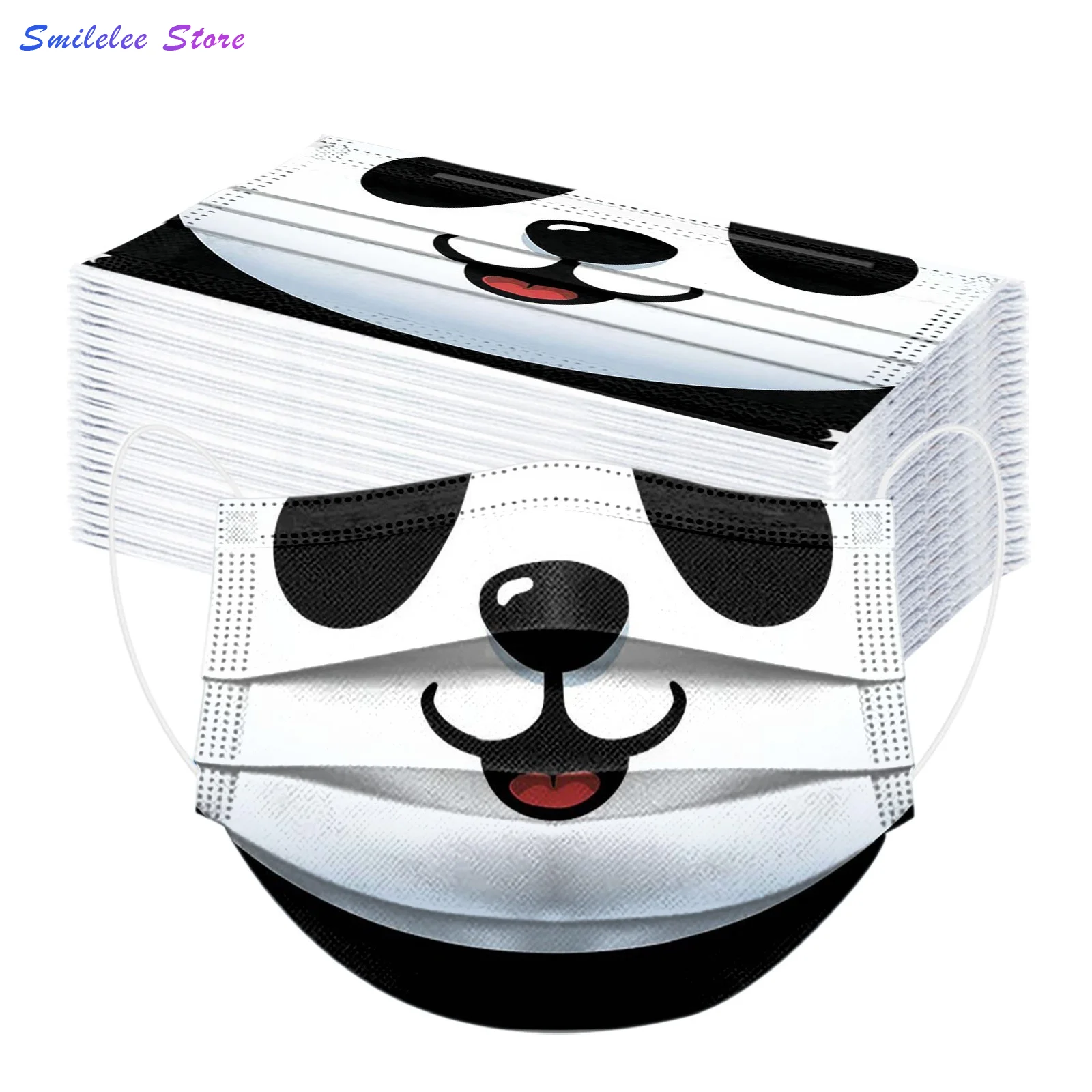 50pcs Happy Panda Adult's Mask Print Disposable Face Mask Industrial 3ply Ear Loop Cosplay Breathable Safety Four Seasons
50pcs Happy Panda Adult's Mask Print Disposable Face Mask Industrial 3ply Ear Loop Cosplay Breathable Safety Four Seasons