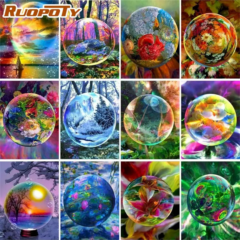 RUOPOTY DIY картина по номерам, цветочный пейзаж, расписанные вручную картины, искусство, рисование на холсте, Подарочные Картины по номерам, домашний декор
RUOPOTY DIY картина по номерам, цветочный пейзаж, расписанные вручную картины, искусство, рисование на холсте, Подарочные Картины по номерам, домашний декор