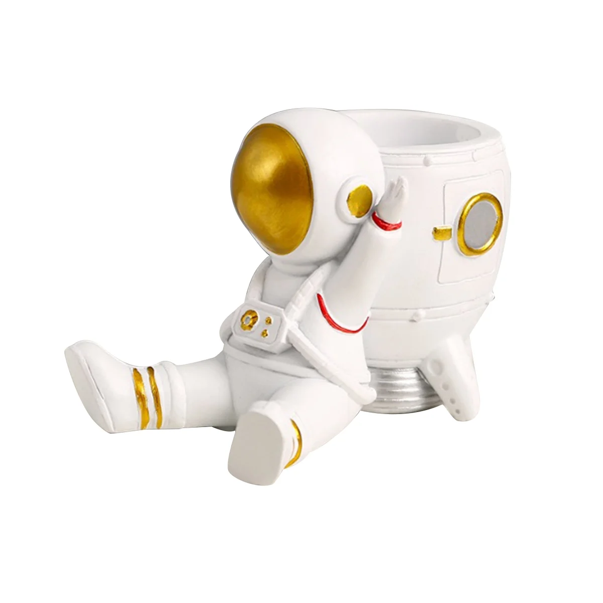 Astronaut Pen Holder /Pencil Pen Cup Holder,Astronaut Figurines Children's Room Desk Decor,Ornament Gift for Space Lover
Astronaut Pen Holder /Pencil Pen Cup Holder,Astronaut Figurines Children's Room Desk Decor,Ornament Gift for Space Lover