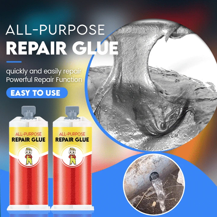 95g Industrial Repair Paste Waterproof Glue Heat Resistance Cold Weld Metal Repair Paste A&B Adhesive Gel Casting Agent Tools
95g Industrial Repair Paste Waterproof Glue Heat Resistance Cold Weld Metal Repair Paste A&B Adhesive Gel Casting Agent Tools
