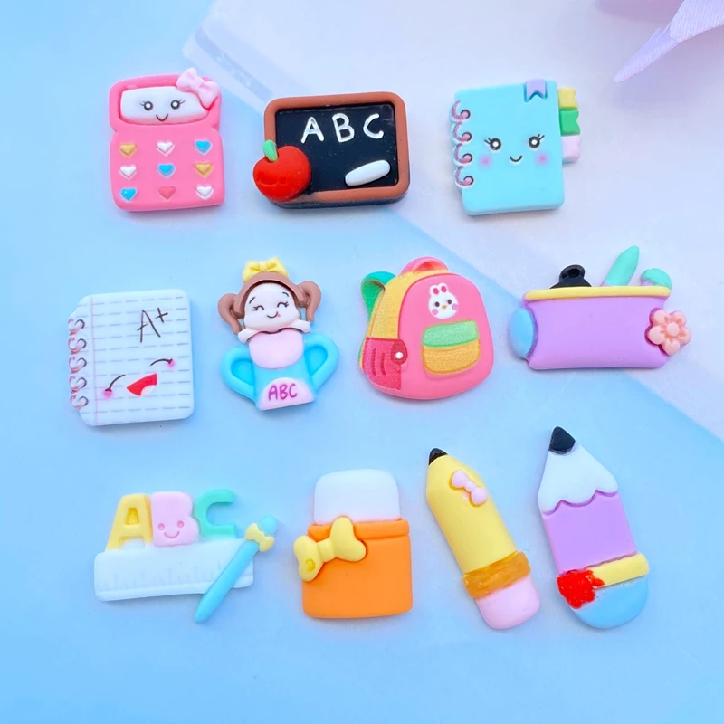 10/20Pcs New Cute Mixed Mini Stationery Series Flat Back Resin Cabochons Scrapbooking DIY Jewelry Craft Decoration Accessorie
10/20Pcs New Cute Mixed Mini Stationery Series Flat Back Resin Cabochons Scrapbooking DIY Jewelry Craft Decoration Accessorie
