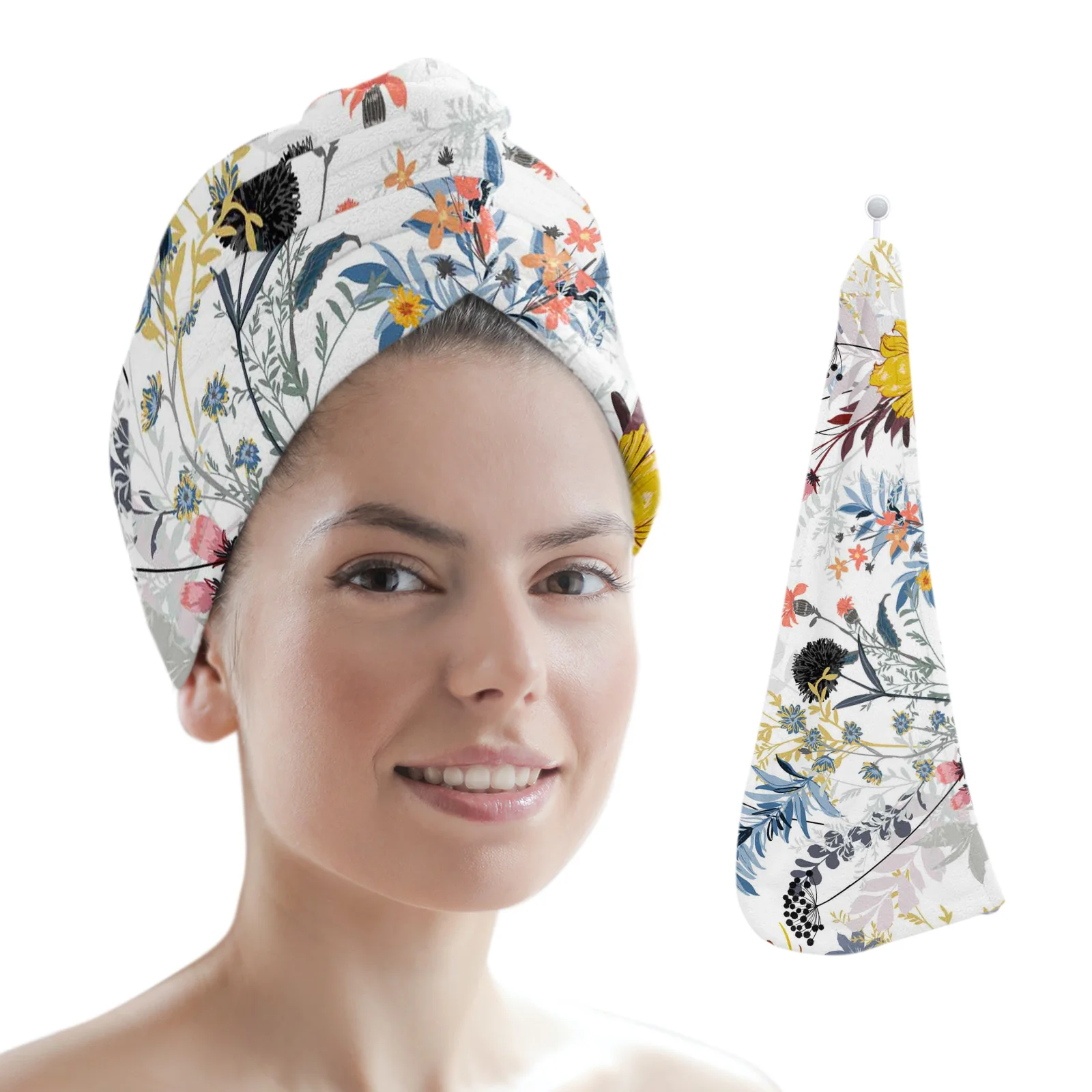 Flower Plant Dandelion Leaves Microfiber Quick Dry Hair Towel Bathroom Hair Towel for Woman Absorbent Hair Care Cap
Flower Plant Dandelion Leaves Microfiber Quick Dry Hair Towel Bathroom Hair Towel for Woman Absorbent Hair Care Cap