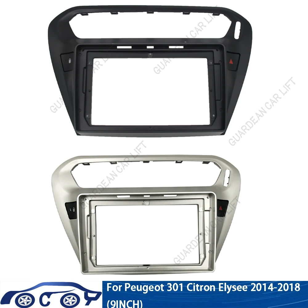 9 INCH Car Fascia Radio Android DVD Panel Dash Kit Install Adapter Console Frame Bezel For Peugeot 301 CITRON ELYSEE 2014- 2018
9 INCH Car Fascia Radio Android DVD Panel Dash Kit Install Adapter Console Frame Bezel For Peugeot 301 CITRON ELYSEE 2014- 2018