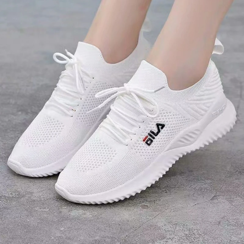 Flying Woven Women's Shoes Breathable Mesh Shoes Casual Sports Running Shoes Lace-up Shoes Tennis Ladies Shoes Walking Sneakers
Flying Woven Women's Shoes Breathable Mesh Shoes Casual Sports Running Shoes Lace-up Shoes Tennis Ladies Shoes Walking Sneakers