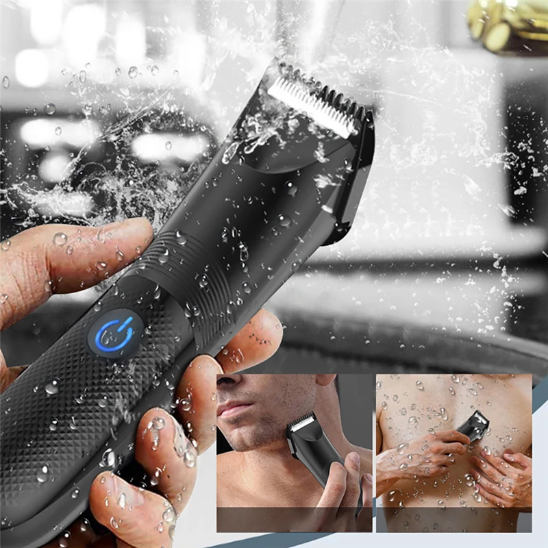 

Facial Body Back shaving machine wet dry electric shaver for men beard hair trimmer electric razor rechargeable body groomer set