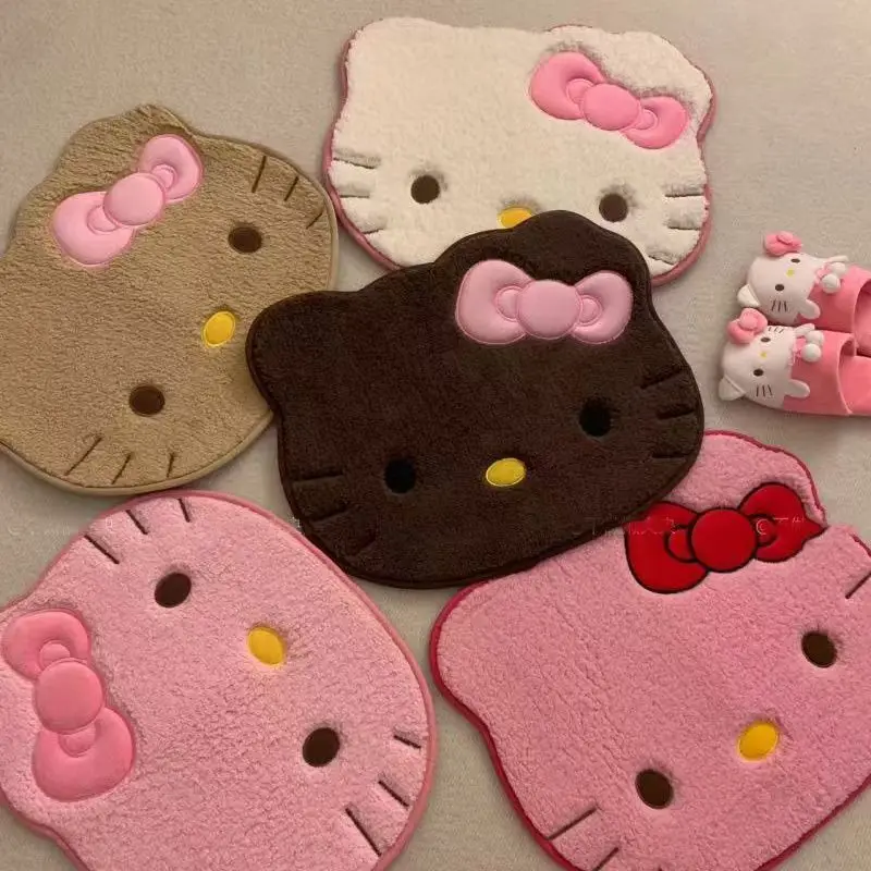 Мягкий ковер Hello Kitty Sanrio 50X60 см водопоглощающий нескользящий напольный коврик для
