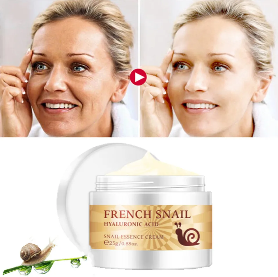 2Pcs Snail Anti Wrinkle Anti Aging Face Cream Hyaluronic Acid Serum Whitening Cream Collagen Moisturizer Repair Nourish Skin 25g
2Pcs Snail Anti Wrinkle Anti Aging Face Cream Hyaluronic Acid Serum Whitening Cream Collagen Moisturizer Repair Nourish Skin 25g