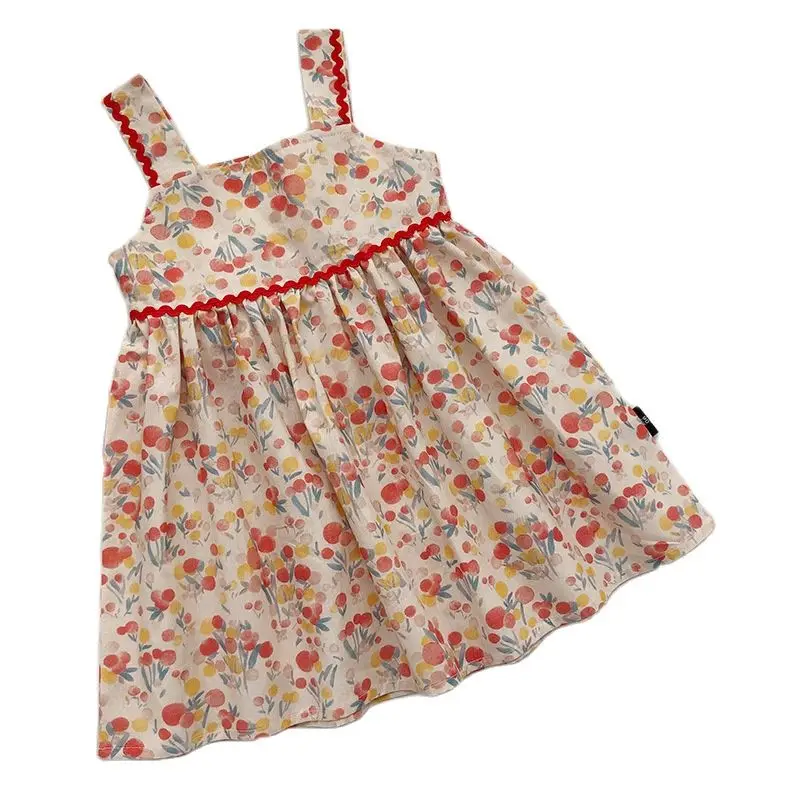 Trendy and Cool: Printed Girls' Sleeveless Dress with a Unique Square Neckline Cute Flowers Summer Toddler Flying sleeve
Trendy and Cool: Printed Girls' Sleeveless Dress with a Unique Square Neckline Cute Flowers Summer Toddler Flying sleeve